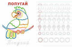 Учимся писать печатные буквы. Прописи - Фото 1