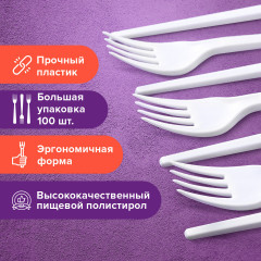 Набор вилок одноразовых - Фото 9