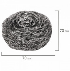 Губка для посуды металлическая - Фото 6