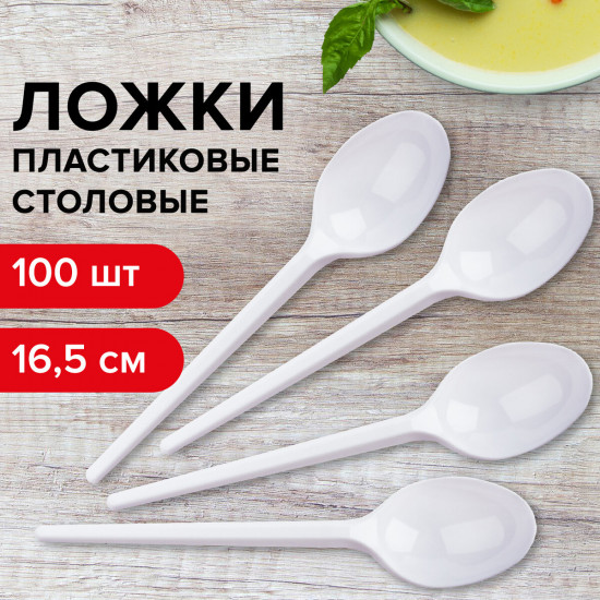Набор ложек столовых одноразовых