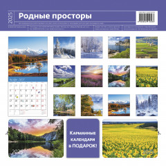 Настенный календарь-органайзер «Родные просторы 2025» - Фото 1