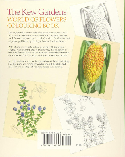 Kew Gardens World of Flowers Colouring Book