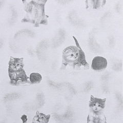 Обои бумажные двухслойные «Котята» - Фото 1