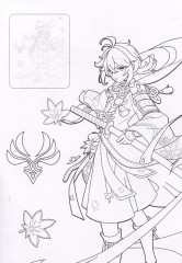 Genshin Impact. Раскраска с наклейками - Фото 4