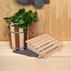 Подголовник липовый мягкий с орнаментом «Рогожка» - Фото 2