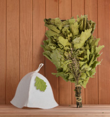 Веник дубовый с мятой - Фото 2