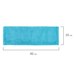 Насадка моп плоская для швабры из микрофибры - Фото 1