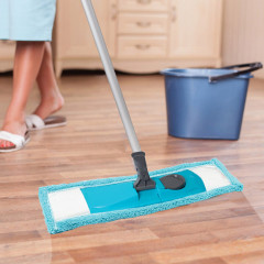 Насадка моп плоская для швабры из микрофибры - Фото 6