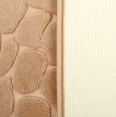 Коврик для ванной c памятью формы «Камушки» (45×75 см) - Фото 2