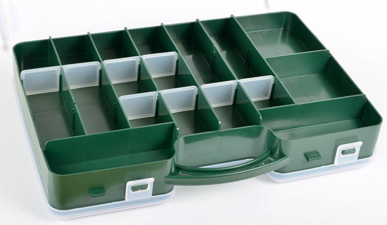Коробка рыболовная двухсторонняя «Double Sided» (290х200х62 мм)