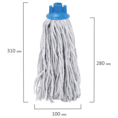 Насадка МОП веревочная для швабры, крепление еврорезьба - Фото 2