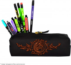 Пенал школьный «Огненный дракон» - Фото 4