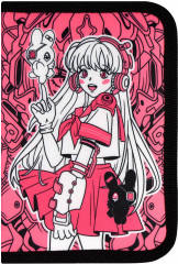 Пенал школьный «Розовая девушка» - Фото 1