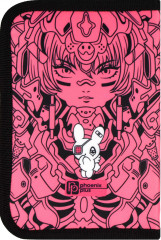 Пенал школьный «Розовая девушка» - Фото 3