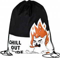 Мешок для сменной обуви «Яростный кот» - Фото 2