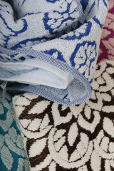 Полотенце махровое (жаккард, размер 70х140, цвет серый) - Фото 3