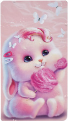 Пенал школьный «Розовый зайка» - Фото 1