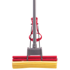 Швабра самоотжимная, роликовый двойной отжим - Фото 3