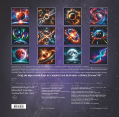 Календарь настенный на 2025 год «Под звёздным небом. Космические явления. Нейросеть рисуе» - Фото 1