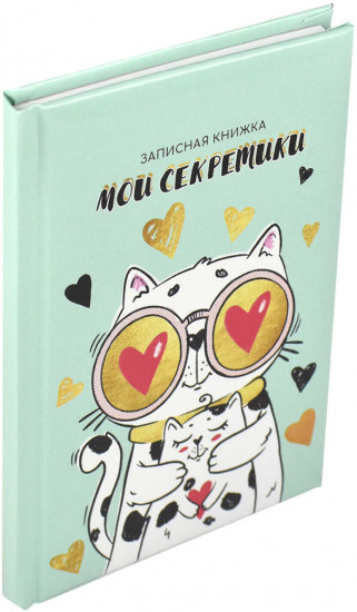 Книжка записная «Влюбленный кот»