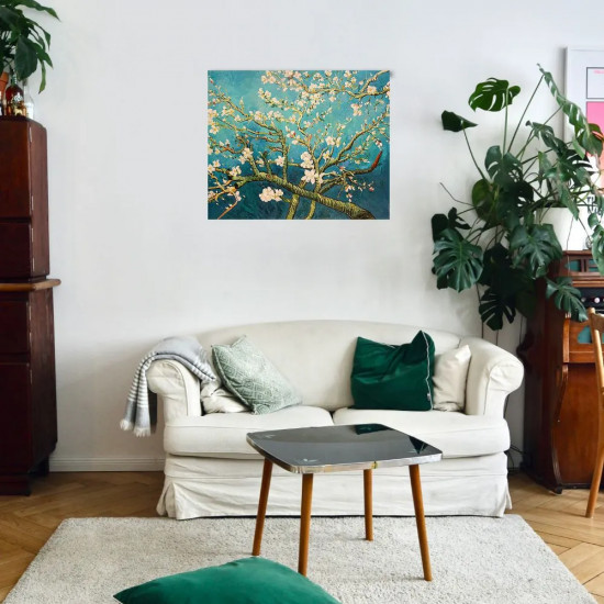 Мозаика алмазная «Цветущие ветки миндаля»