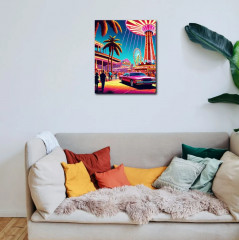 Мозаика алмазная «Парк аттракционов» - Фото 3