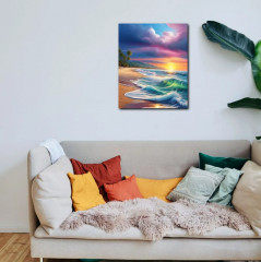 Мозаика алмазная «Берег океана» - Фото 3