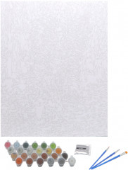 Набор для рисования по номерам «Собачка резвится в листьях» - Фото 1