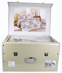 Покрывало стеганое Demet (жаккард, 260х260, 2 наволочки 50x70+5 см) - Фото 7