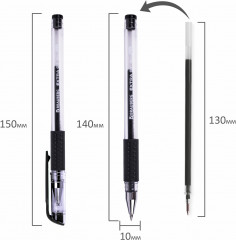 Набор ручек гелевых с грипом - Фото 5