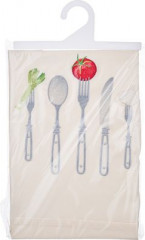 Фартук «Бон апетит» с вышивкой - Фото 1