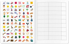 Тетрадь для записи иностранных слов (с наклейками) - Фото 1