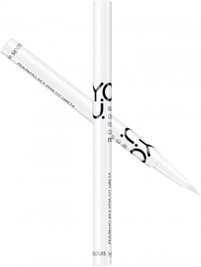 Подводка-фломастер для глаз «Y.O.U. Really crazy for color», оттенок 01 White