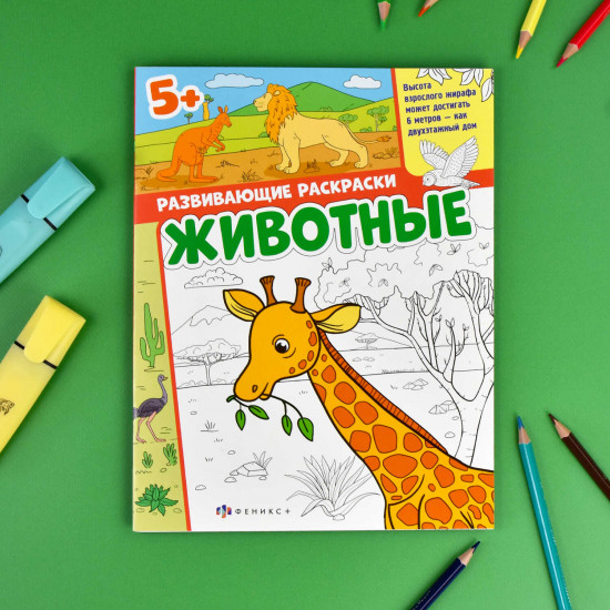 Книжка-раскраска «Животные»