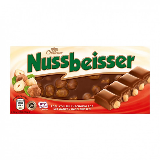 Молочный шоколад с цельным фундуком «Nussbeiser»