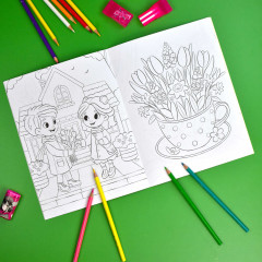 Книжка-раскраска «Весна» - Фото 2