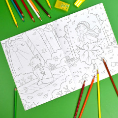 Книжка-раскраска «Осень» - Фото 2