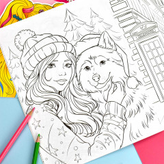 Книжка-раскраска «Котики и собачки» - Фото 4