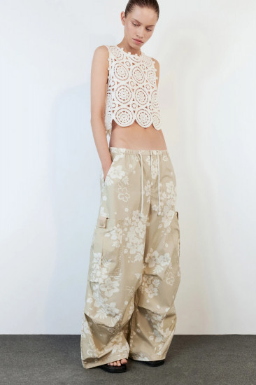 Брюки-парашюты женские