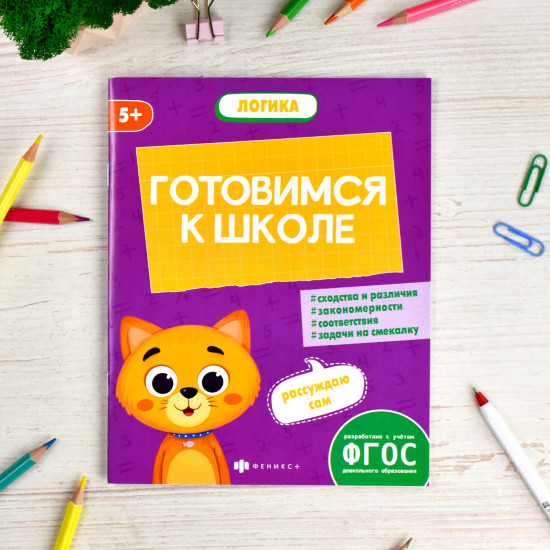 Книжка-картинка с заданиями «Логика»