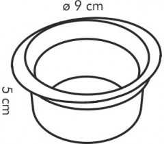Миска для маффинов (диаметр 9 см, 2 шт.) - Фото 1