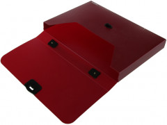 Папка-портфель А4 (бордовый) - Фото 1