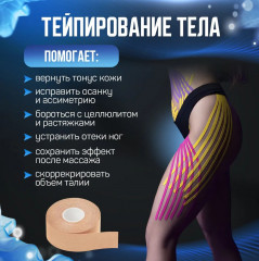 Кинезио тейп для тела и лица - Фото 9