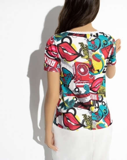 Футболка женские «Любовь рядом, happy»