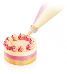 Мешочек  двухсекционный для украшения блюд эластичный (35 см) - Фото 2