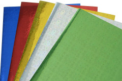 Набор цветной бумаги (голографическая, 5 листов, А4) - Фото 1