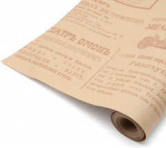 Крафт-бумага в рулоне «Газета Новости» - Фото 2