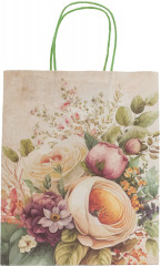 Пакет бумажный «Цветы» - Фото 1