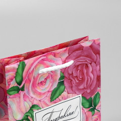 Пакет ламинированный «Поздравляю» - Фото 2