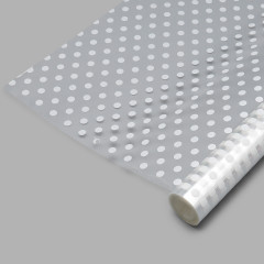 Пленка прозрачная в рулоне «Крафтовый горох» - Фото 1